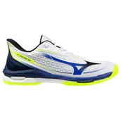 Buty sportowe męskie - Męskie buty tenisowe Mizuno Wave Exceed Tour 7 AC White/Dazzling Blue/Lightning EUR 44 - miniaturka - grafika 1
