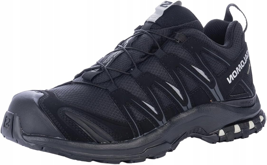 SALOMON MĘSKIE BUTY TREKKINGOWE CZARNE Z LOGO 44 1J3A