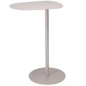 Ławy i stoliki kawowe - Stolik boczny metalowy piaskowy 35xh53 cm - miniaturka - grafika 1