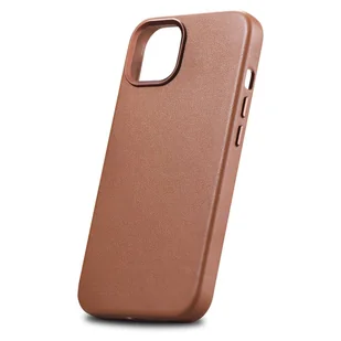 iCarer Case Leather pokrowiec etui z naturalnej skóry do iPhone 14 brązowy (WMI14220705-BN) (kompatybilne z MagSafe) - Etui i futerały do telefonów - miniaturka - grafika 7