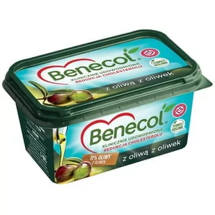 Benecol - Tłuszcz do smarowania z dodatkiem stanoli roślinnych z oliwą z oliwek - Masło i margaryna - miniaturka - grafika 1
