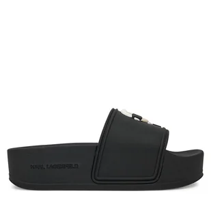 Klapki KARL LAGERFELD Kondo Maxi KL80805A Czarny - Klapki i japonki damskie - miniaturka - grafika 1