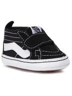 Buty dla dziewczynek - Vans Sneakersy Sk8-Hi Crib VN0A346P6BT1 Czarny - miniaturka - grafika 1