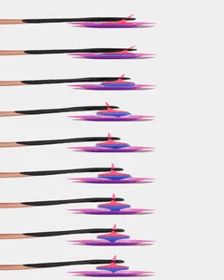 Framar - Pędzel do Farb Classic Color Brush Różowy - Pozostałe akcesoria fryzjerskie - miniaturka - grafika 3