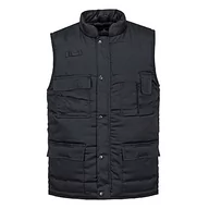 Kamizelki męskie - Portwest portwest S414 shetland Bodywarmer gilet nowa odzież robocza dla mężczyzn Warm ubranie, czarny S414BKRL - miniaturka - grafika 1