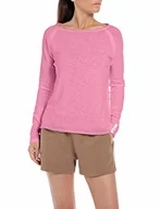 Koszulki i topy damskie - Replay T-shirt damski, 307 Candy Pink, M - miniaturka - grafika 1