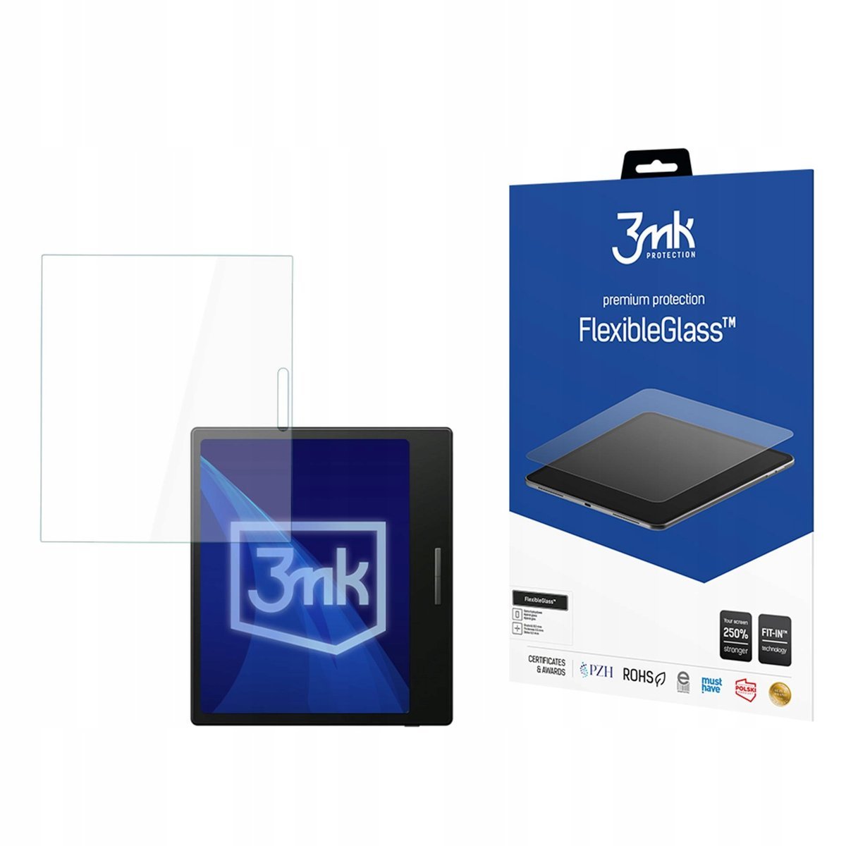 Szkło hybrydowe na ekran Onyx Boox Go 7/Go Color 7 Gen II 3mk FlexibleGlass