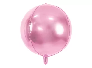 PartyDeco Balon foliowy Kula, 40cm, jasny różowy FB13M-081J - Balony i akcesoria - miniaturka - grafika 1