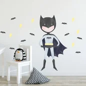 Wyposażenie pokoiku dziecięcego - Naklejka ścienna batman - miniaturka - grafika 1