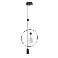 Lampy sufitowe - Lampa wisząca TROSTI PND-428892-BK Italux - miniaturka - grafika 1