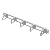 Akcesoria do szaf serwerowych - Organizer kabli 19" 1U, typ B, szary - miniaturka - grafika 1