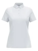 Koszulki sportowe damskie - Odlo Funkcyjna koszulka polo "Cardada" w kolorze białym - miniaturka - grafika 1