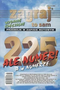 Książka Zagraj to sam 225 wydanie specjalne/STUDIO BIS - Akcesoria do instrumentów klawiszowych - miniaturka - grafika 1