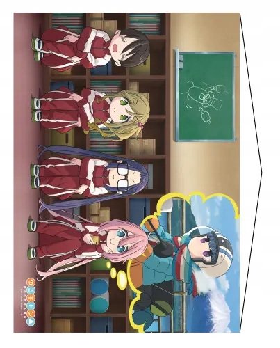 Plakat Anime Manga Yuru Camp yc_008 A1+ (custom)