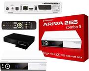 Tuner cyfrowy HD COMBO DVB-T/DVB-T2/DVB-C/DVB-S/DVB-S2 FERG-ARIVA-255-COMBO-S/W H.265/HEVC FERGUSON