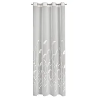 Firany - Firana na przelotkach Abbie 140 x 250 cm kremowa - miniaturka - grafika 1