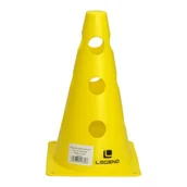 Wyposażenie sportowe i gimnastyczne - Pachołek Legend z otworami 23cm czerwony - miniaturka - grafika 1