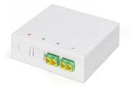 Gniazdka elektryczne - Digitus Obudowa FTTH z 2 złączami LC/APC DX - miniaturka - grafika 1
