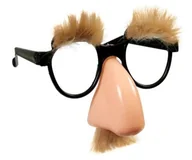 Dodatki do strojów karnawałowych - Okulary z nosem - miniaturka - grafika 1