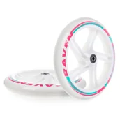 Akcesoria do skatingu - Kółka do hulajnogi RAVEN Dots White 200mm 2szt - miniaturka - grafika 1