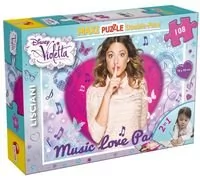 Lisciani Puzzle dwustronne Maxi Violetta 108 - Puzzle - miniaturka - grafika 1