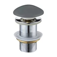 Korki do umywalek - Mexen korek klik-klak okrągły ciemny szary mat - 79910-71 - miniaturka - grafika 1