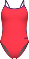 Stroje kąpielowe - Damski Strój kąpielowy WOMEN'S SWIMSUIT LACE BACK SOLID - miniaturka - grafika 1