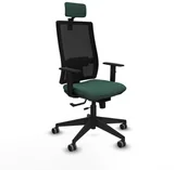 Fotele i krzesła biurowe - Krzesło Biurowe z Zagłówkiem Horna Traslack Piqueras y Crespo 1D066G2 - miniaturka - grafika 1