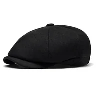 Czapki dla dzieci - KASZKIET Męski Alessio Stylowy Elegancki NEWSBOY CAP Jesień Zima RETRO - miniaturka - grafika 1