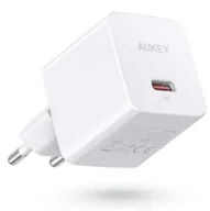 Ładowarki do telefonów - AUEKY PA-Y20S WHITE ŁADOWARKA SIECIOWA 20W 1XUSB-C - miniaturka - grafika 1