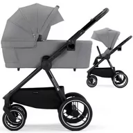 Wózki dziecięce - KINDERKRAFT NEA 2w1 Platinum Grey - miniaturka - grafika 1