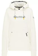 Bluzy damskie - acalmar Damska bluza z kapturem 34613767-AC01, biała wełna, L, biały (wollweiss), L - miniaturka - grafika 1