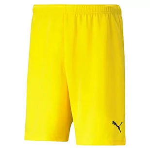PUMA Szorty piłkarskie teamRISE męskie żółte czarne rozm. XXL - Piłka nożna - miniaturka - grafika 1