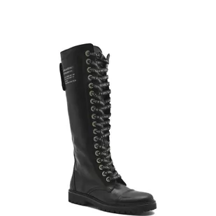 Zadig&Voltaire Skórzane oficerki - Kozaki damskie - miniaturka - grafika 1