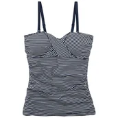 Stroje kąpielowe - Damski strój kąpielowy Regatta Aceana Tankini III Rozmiar: XXL / Kolor: ciemnoniebieski/biały - miniaturka - grafika 1