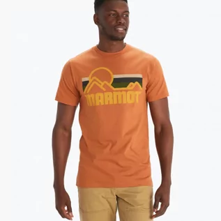 Koszulki sportowe męskie - Męski t-shirt z nadrukiem MARMOT Coastal Tee - grafika 1
