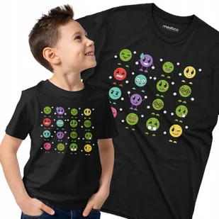 Koszulka na DZIEŃ KROPKI w przedszkolu emoji dla przedszkolaka i - Moda i Uroda OUTLET - miniaturka - grafika 1