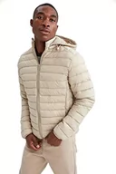 Płaszcze męskie - DeFacto Płaszcz męski do noszenia na co dzień - DeFacto Płaszcz dla mężczyzn do odzieży wierzchniej, piaskowy, XXL, beżowy, XXL - miniaturka - grafika 1