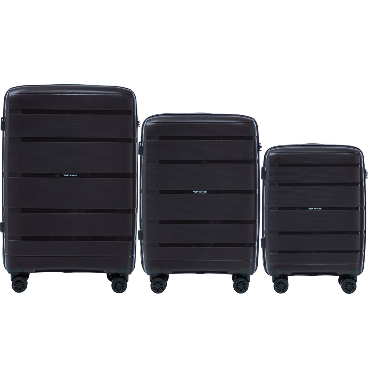 Zestaw walizek WINGS HAWFINCH 3.0 BLACK