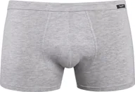 Majtki męskie - Teyli Bokserki męskie bawełniane Levi szare 3XL Szary - miniaturka - grafika 1