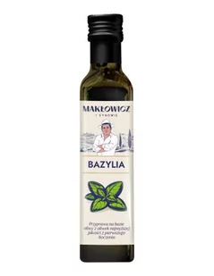 Bazyliowa oliwa smakowa Makłowicz i Synowie 250 ml - Oliwa - miniaturka - grafika 1