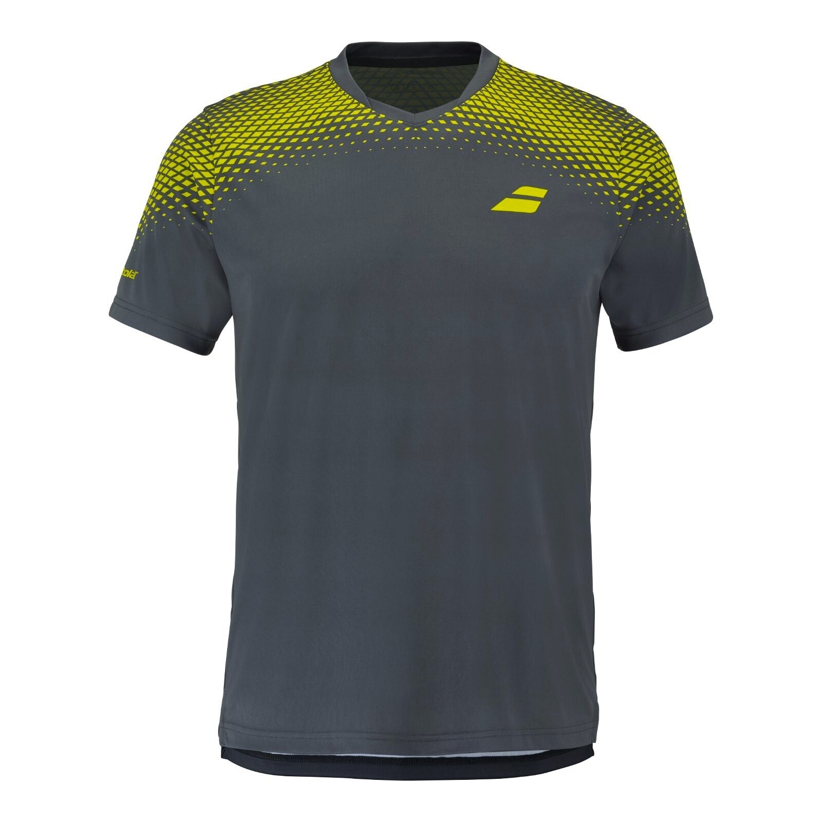 Koszulka męska Babolat Aero Crew Neck Tee Grey/Aero M