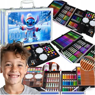ZESTAW ARTYSTYCZNY DO MALOWANIA LILO I STICH STITCH PREZENT MIKOŁAJ ŚWIĘTA - Masy plastyczne - miniaturka - grafika 1
