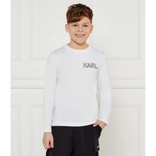 Karl Lagerfeld Kids Longsleeve Regular Fit - Koszulki dla chłopców - miniaturka - grafika 1