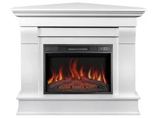 Kominek elektryczny z obudową narożny ArtiFlame ALBION CORNER AF23S BIAŁY BIANCO (z dźwiękiem) - Kominki elektryczne - miniaturka - grafika 1
