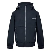 Kurtki i płaszcze dla chłopców - Regatta Unisex dzieci Bryn' wodoodporna kurtka w pełni wyściełana z odblaskowymi wykończeniami kurtki wodoodporna powłoka granatowy 4XL - miniaturka - grafika 1