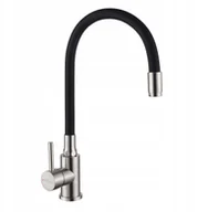 Baterie kuchenne - Invena bateria kuchenna Silva, inox/czarny BZ-86-043-L - miniaturka - grafika 1