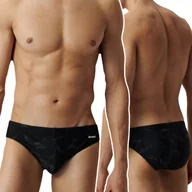 Kąpielówki męskie - KĄPIELÓWKI MĘSKIE slipy szybkoschnące na basen dopasowane Atlantic *XXL - miniaturka - grafika 1