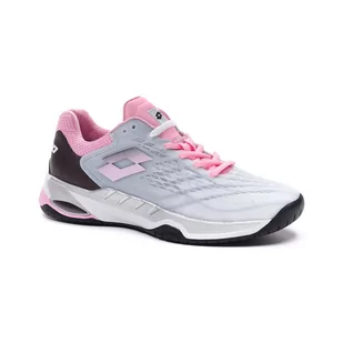 Buty do tenisa damskie Lotto MIRAGE 100 SPEED white/pink - Tenis ziemny - miniaturka - grafika 1