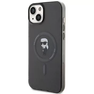Karl Lagerfeld KLHMP15MHFCKNOK iPhone 15 Plus 6.7" czarny/black hardcase IML Ikonik MagSafe - Etui i futerały do telefonów - miniaturka - grafika 2